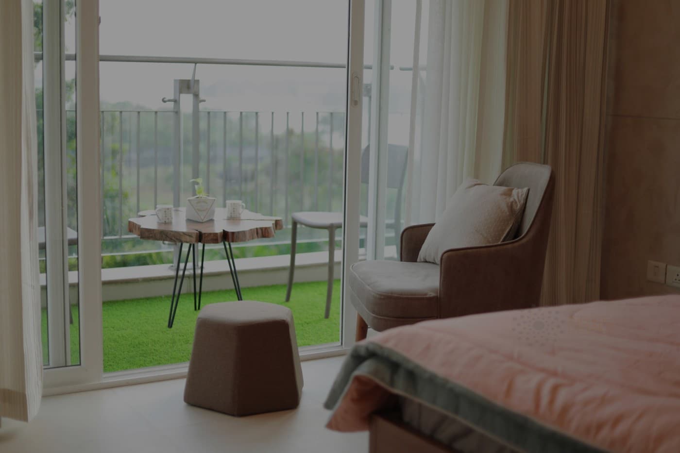 Warm architectural space planning for a modern interior